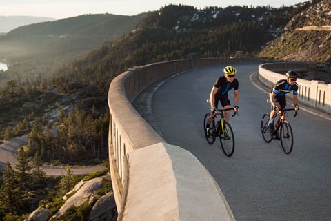 road cyclists on road