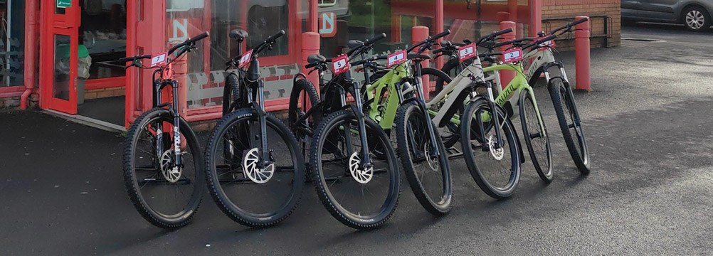 Demo Bikes at Tredz Swansea