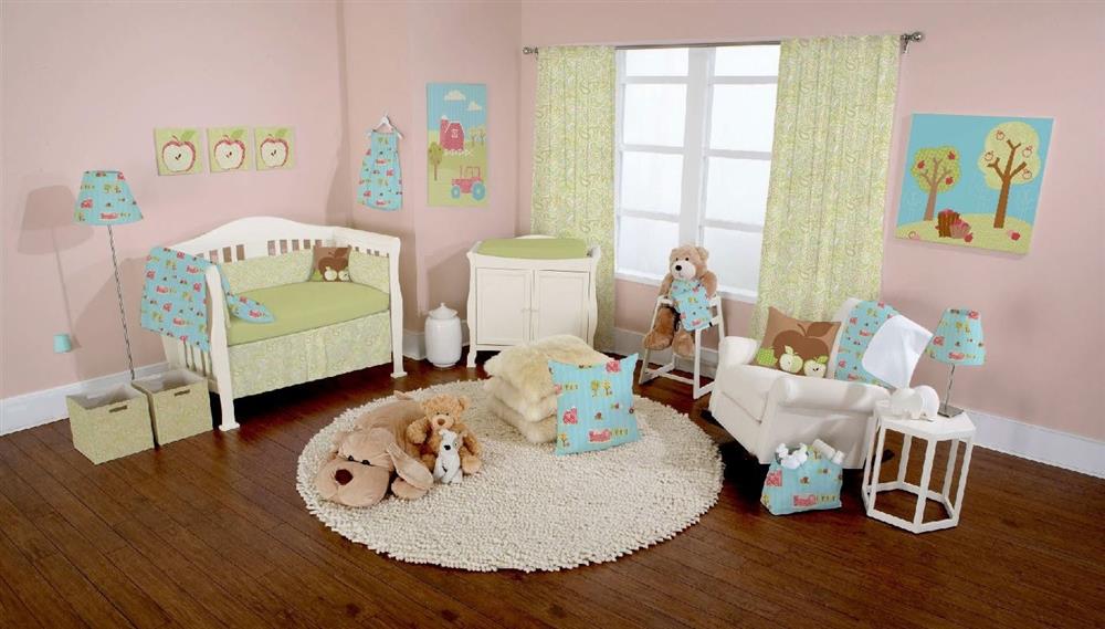 ست کردن سیسمونی با رنگ اتاق نوزاد