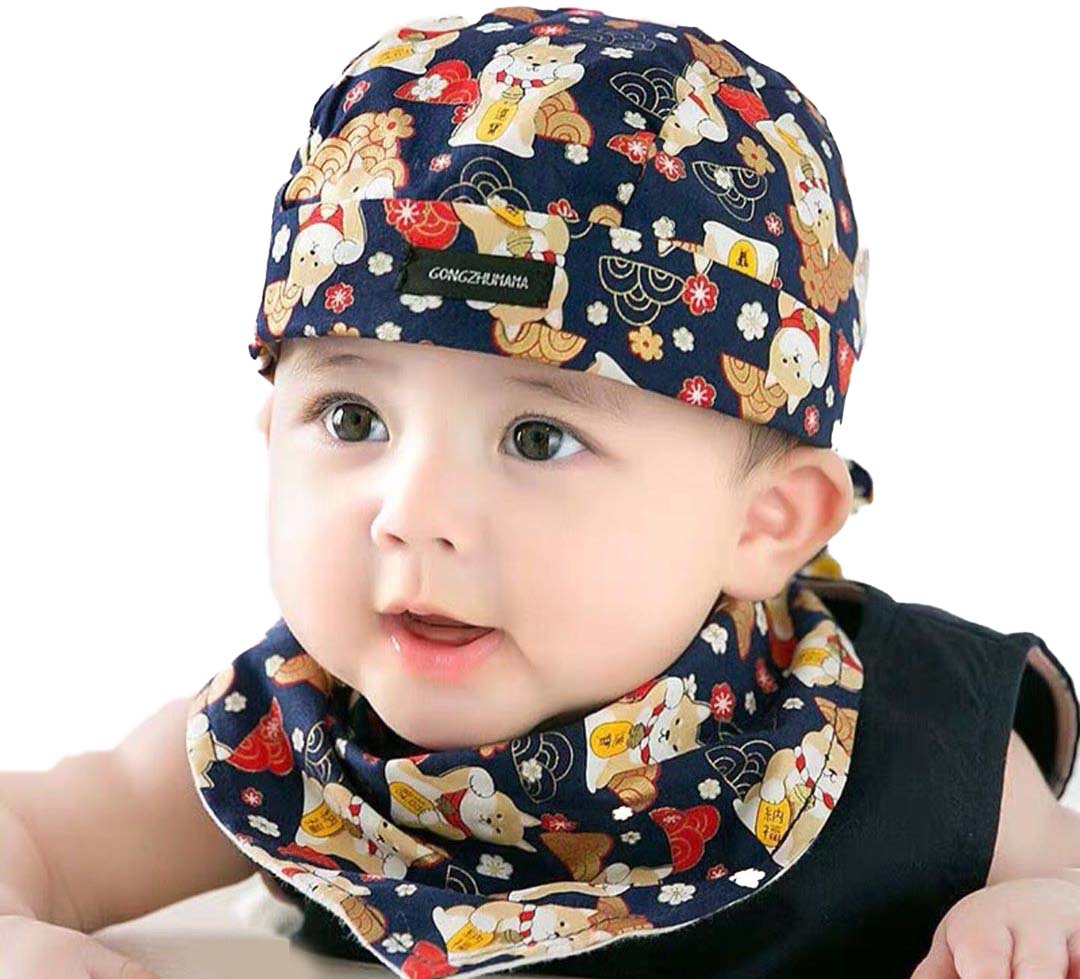 ست کلاه و دستمال گردن نوزاد